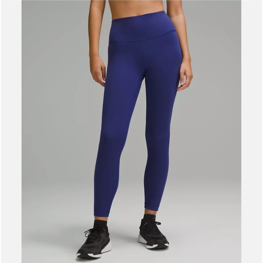 Lululemon Wunder Under HR Tights Womens‎ 6 Larkspur Cropped Athletic Leggings